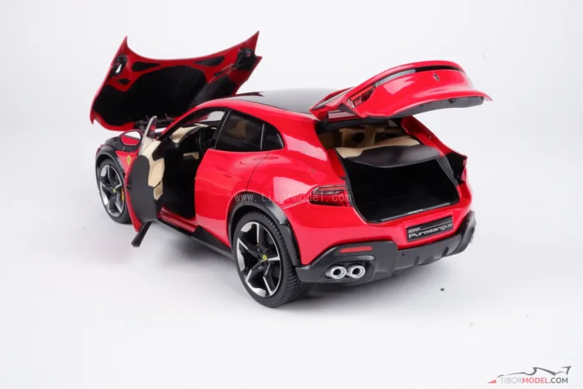 Ferrari Purosangue (2022) piros rosso corsa, 1:18 Polistil