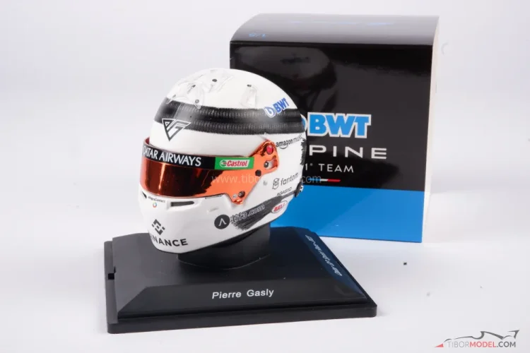 Pierre Gasly 2023, VC Kataru, Sprint, Alpine přilba, 1:5 Spark