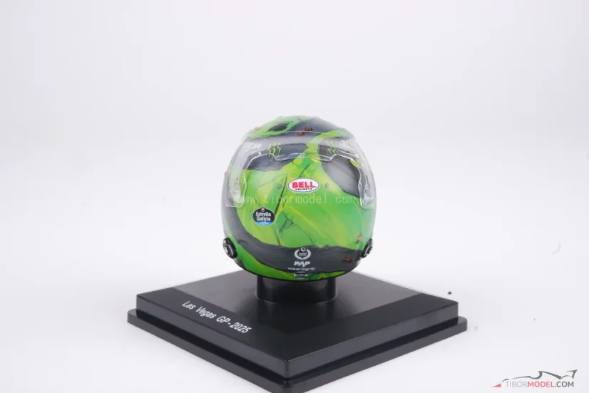 Lando Norris 2025 VC Las Vegas mini prilba, McLaren F1 Team, 1:5 Spark
