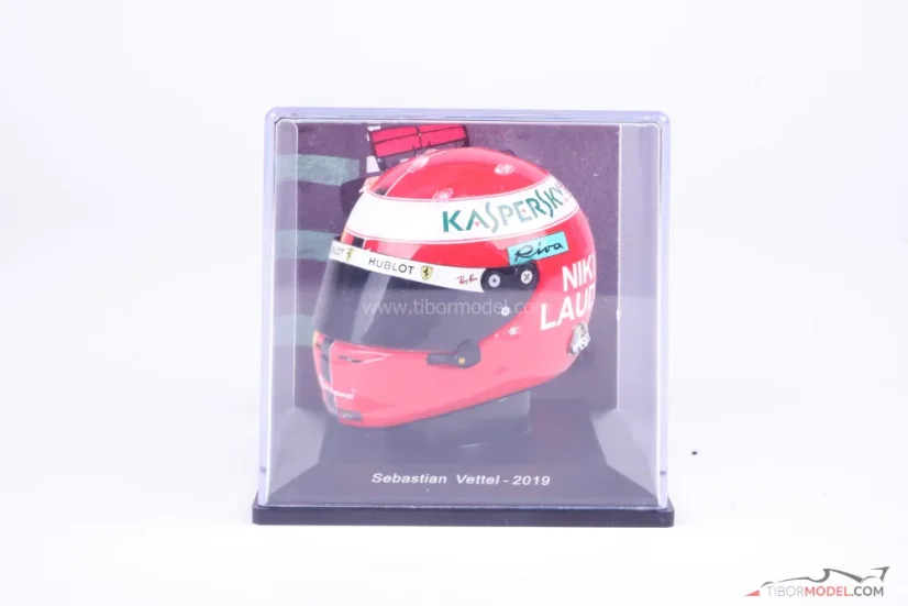 Sebastian Vettel 2019 VC Monaka, Ferrari prilba, 1:5 Spark
