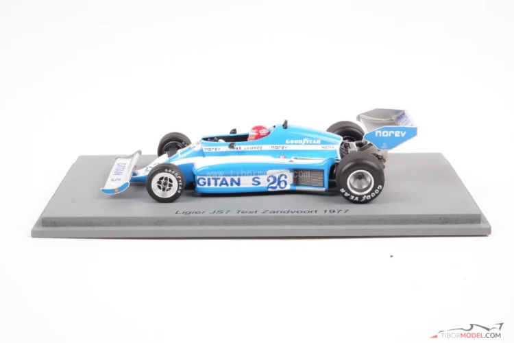 Model Ligier JS7 Lauda, Zandvoort, 1977 1:43 Spark | Tibormodel.com