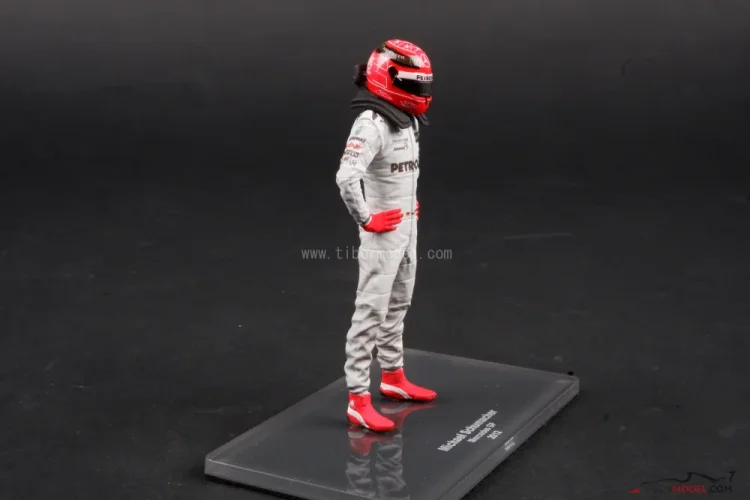 FIGURINE MICHAEL SCHUMACHER Mercedes 1/18 année 2012 F1 1 RARE EUR 45