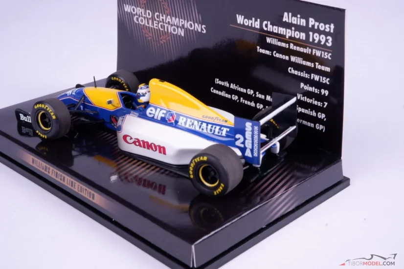 Williams FW15c - Alain Prost (1993), Világbajnok, 1:43 Minichamps
