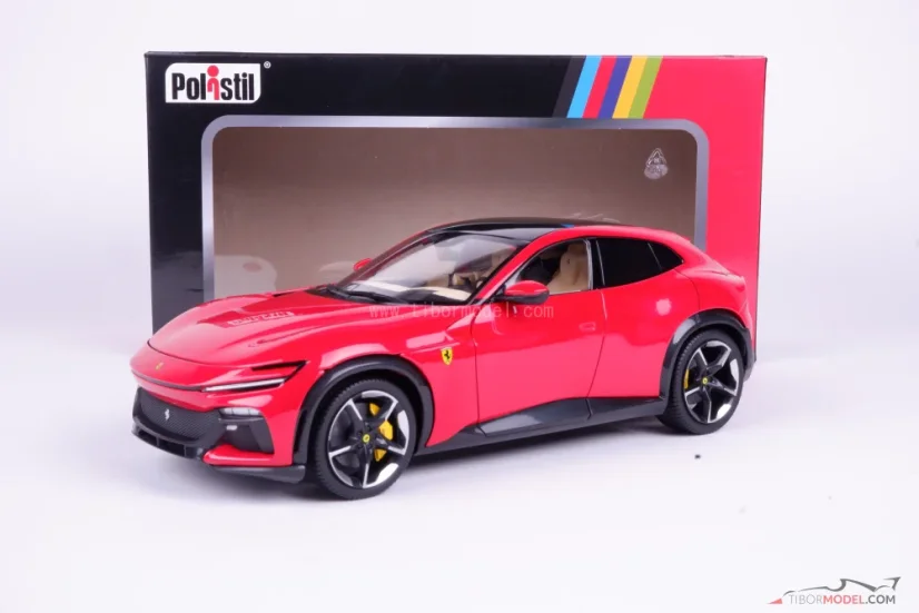 Ferrari Purosangue (2022) piros rosso corsa, 1:18 Polistil