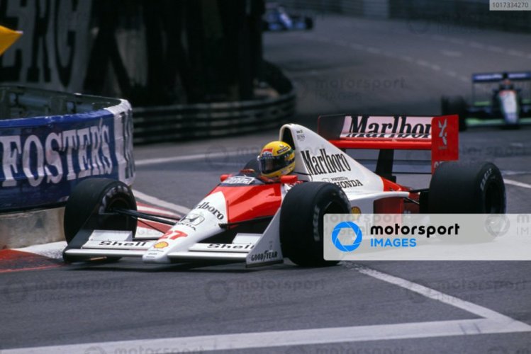 McLaren MP4/5B - Ayrton Senna (1990), Győztes Monaco-i Nagydíj, figura nélküli kiadás, 1:18 GP Replicas