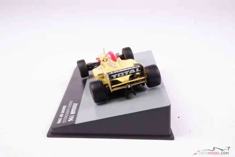 Jordan 196 - Rubens Barrichello (1996), VC Európy, 1:43 Altaya