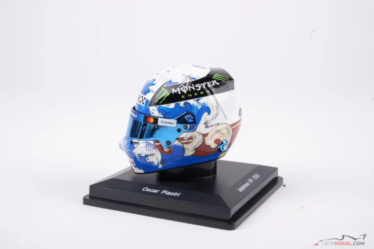 Oscar Piastri 2025 VC Japonska mini prilba, McLaren, 1:5 Spark