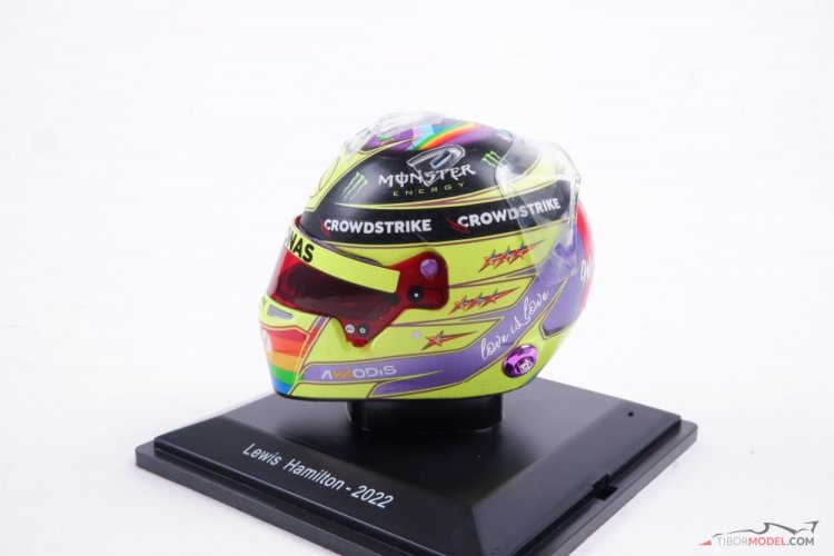 Lewis Hamilton 2022 Canadian GP, Mercedes helmet, 1:5 Spark