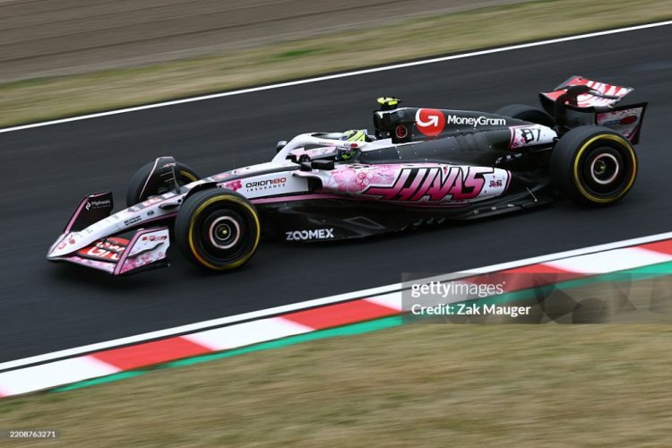 Model car Haas VF-25 Bearman 2025 Japan Minichamps | Tibormodel.com