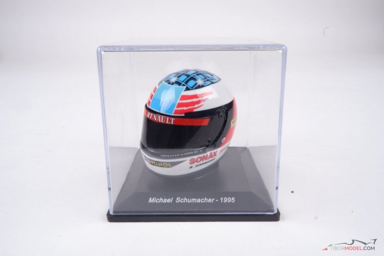 Michael Schumacher 1995 Benetton mini helmet, 1:5 Spark