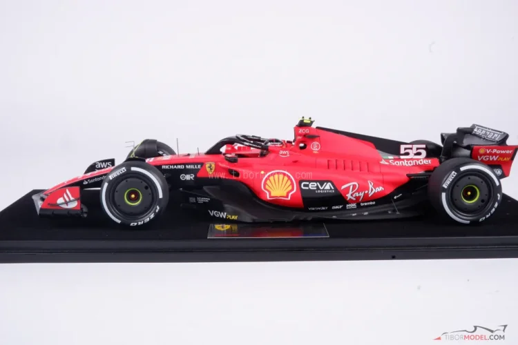 1/18 Ferrari SF-23 Singapore GP サインツ Scuderia Ferrari SF-23 Carlos Sainz Winner Singapore GP 1:18