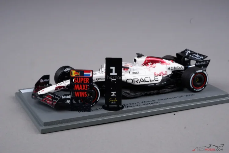 Model Red Bull RB21, Verstappen, Japan GP, 1:43 Spark | Tibormodel.com