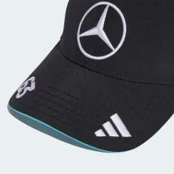 George Russell Mercedes AMG Petronas cap 2025, black George Russell Mercedes AMG Petronas cap 2025, black