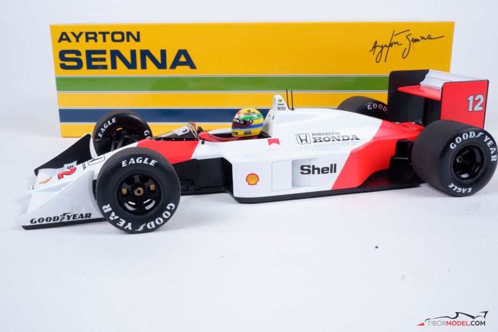 Model car McLaren MP4/4 Senna 1988, Minichamps | Tibormodel.com