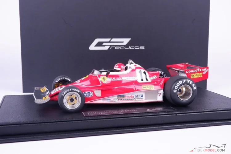 Ferrari 312T2 - Niki Lauda (1977), VC Brazílie s figurkou pilota, 1:18 GP Replicas