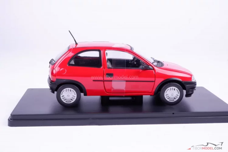 Opel Corsa B piros (1993), 1:24 Whitebox