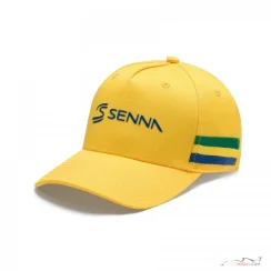 Ayrton Senna sapka, sárga színben