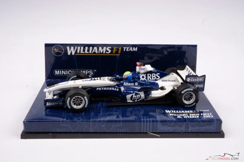 Williams FW27 - Mark Webber (2005), 1:43 Minichamps