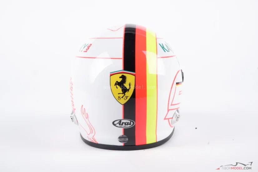 Sebastian Vettel 2019 mini přilba, Scuderia Ferrari, 1:2 Arai
