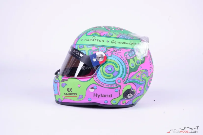 Valtteri Bottas 2024 Austin, Kick Sauber mini prilba, 1:2 Stilo