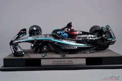 Diorama Mercedes W15 - George Russell nehoda 2024 Austrália, 1:18