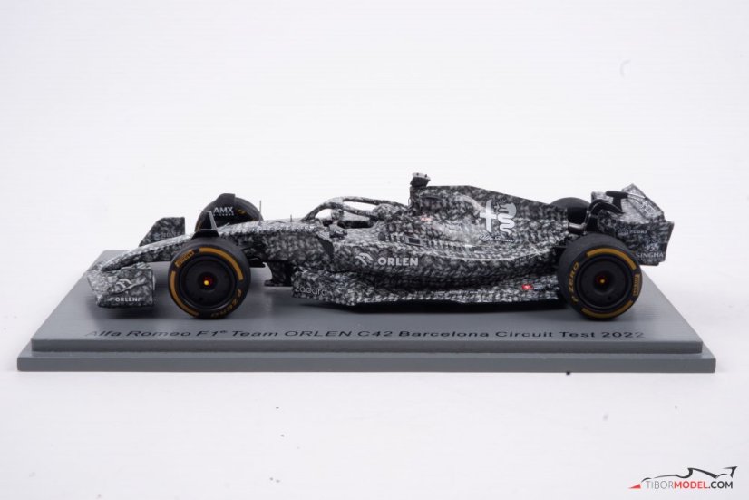Alfa Romeo C42 - R. Kubica (2022), predsezónne testy, 1:43 Spark