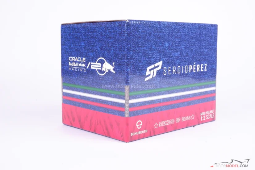 Sergio Perez 2024 Red Bull přilba, VC Mexika, 1:2 Schuberth