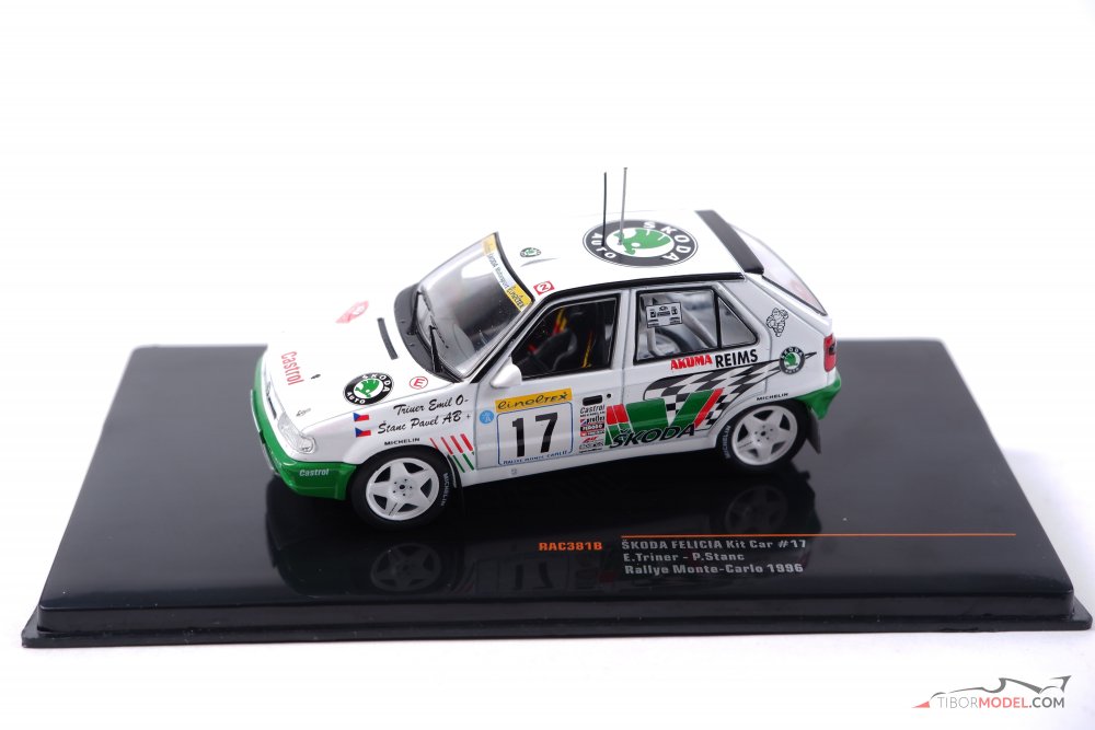 SKODA FELICIA KIT CAR #17 TRINER MONTE CARLO RALLY 1996 IXO