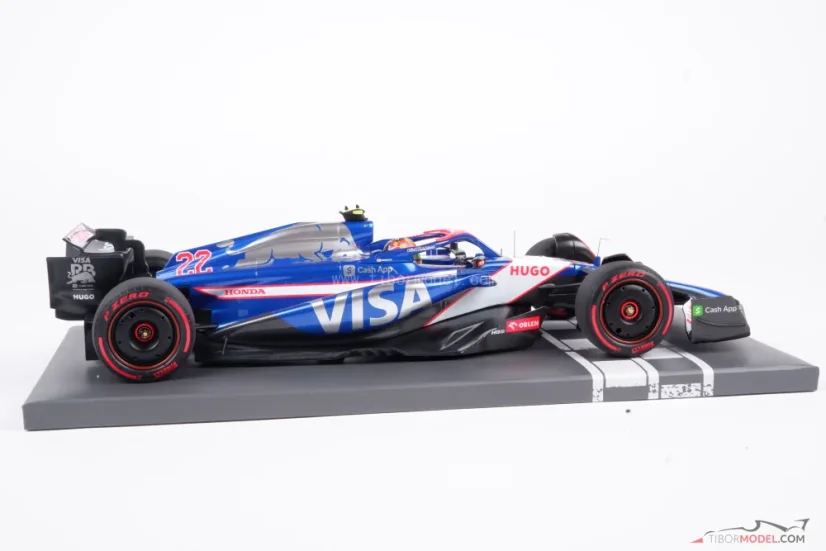 Visa RB VCARB 01 - Yuki Tsunoda (2024), 1:18 Minichamps
