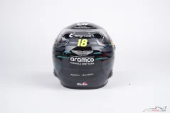 Lance Stroll 2026 Aston Martin mini helmet, 1:2 Stilo