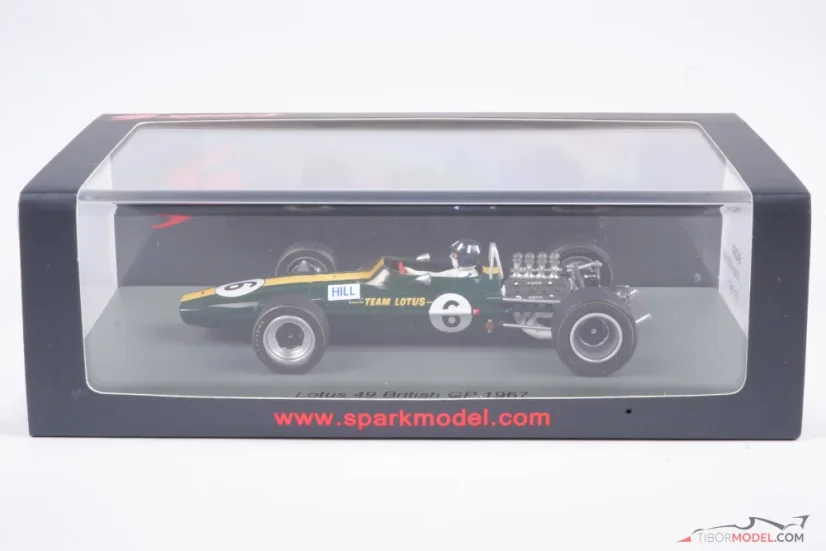 Lotus 49 - Graham Hill (1967), VC Velké Birtánie, 1:43 Spark