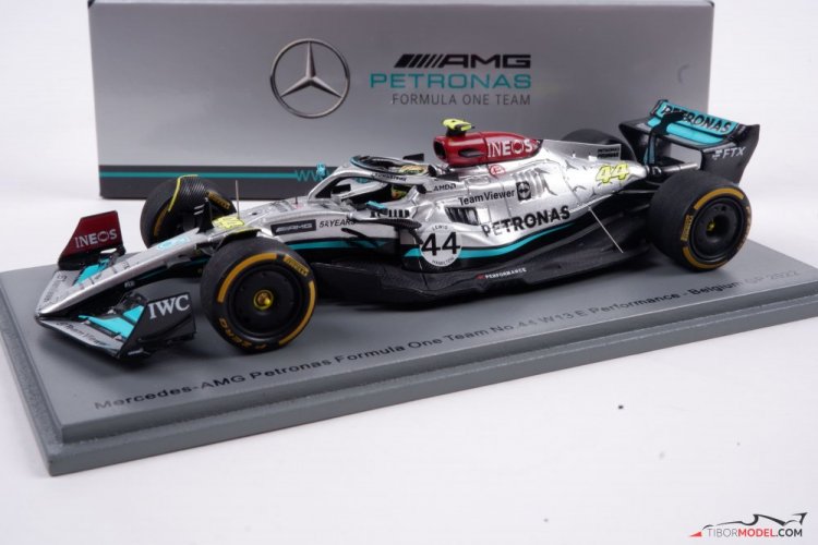 Mercedes W13 - L. Hamilton (2022), Belga Nagydíj, 1:43 Spark