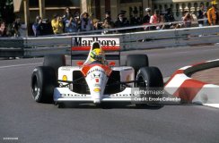 McLaren MP4/6 - Ayrton Senna (1991), Győztes Monaco-i Nagydíj, pilóta figura nélküli kiadás, 1:12 GP Replicas