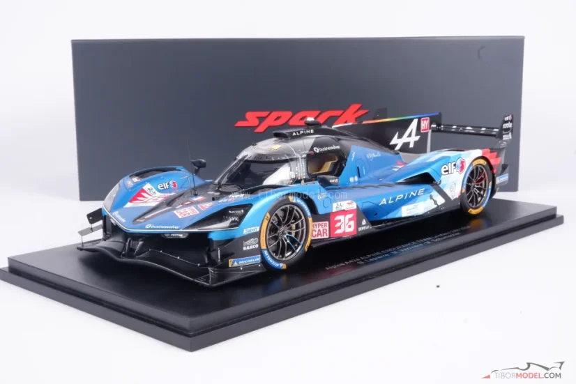 Model Alpine A424, #36 LeMans 2024, 1:18 Spark | Tibormodel.com