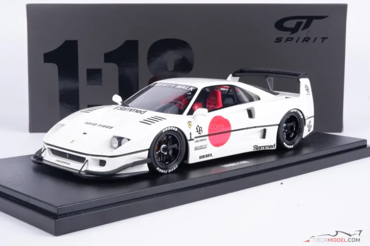 Model car Ferrari F40 LB-Works white, 1:18 GT Spirit 