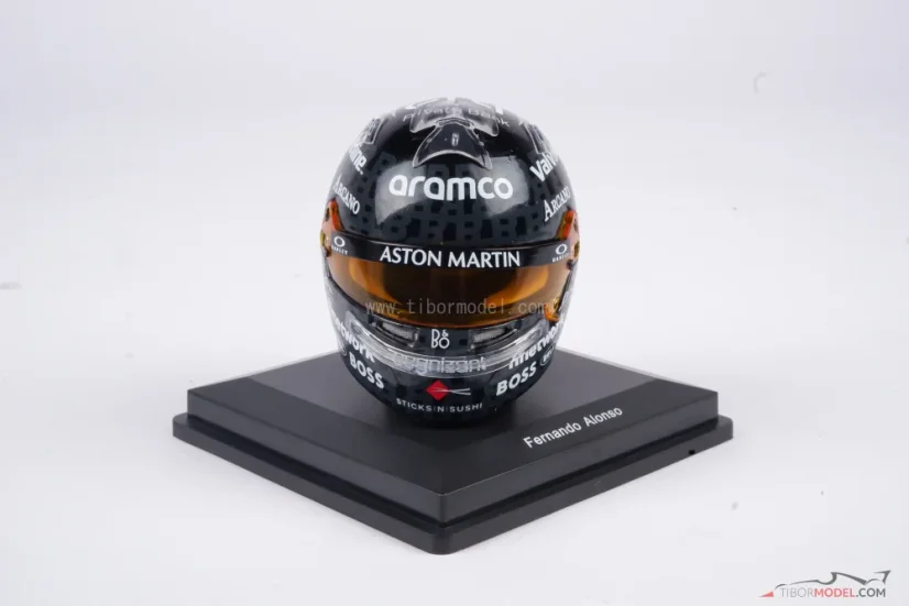 Fernando Alonso 2024 Brit Nagydíj, Aston Martin sisak, 1:5 Spark