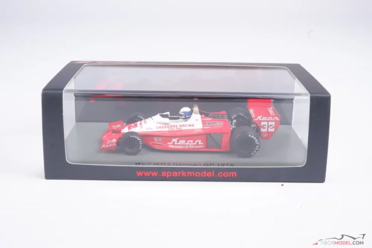 Wolf WR3 - Keke Rosberg (1978), German GP, 1:43 Spark