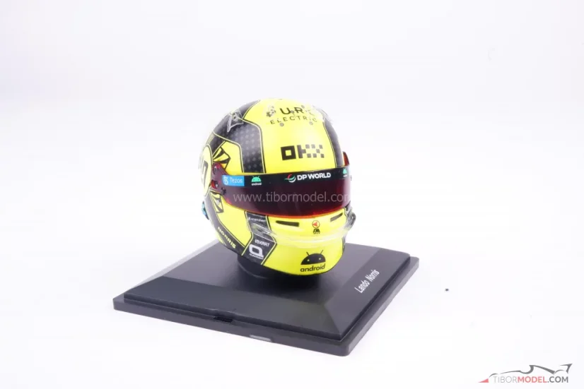Lando Norris 2023, McLaren helmet, 1:5 Spark