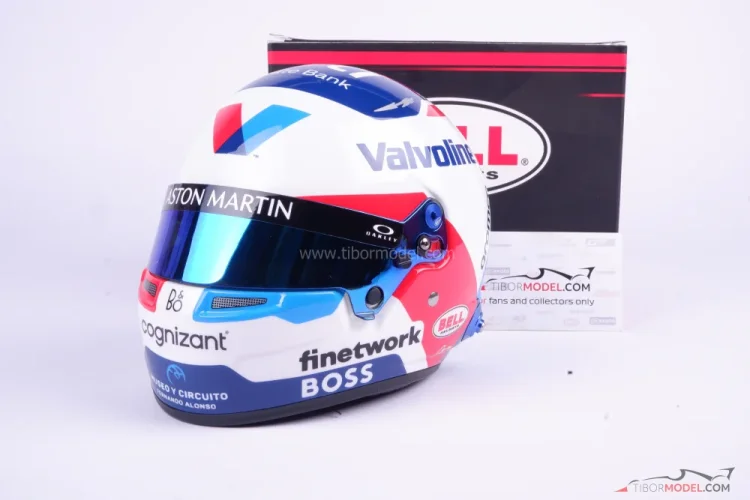 Fernando Alonso 2024 VC Monaka, Aston Martin přilba, 1:2 Bell