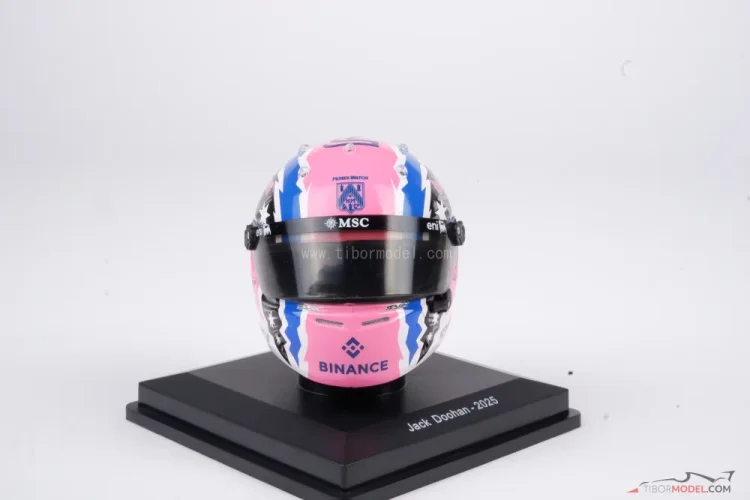 Jack Doohan 2025 mini helmet, Alpine, 1:5 Spark