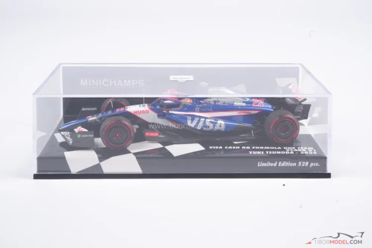 Visa RB VCARB 01 - Yuki Tsunoda (2024), 1:43 Minichamps