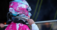 Liam Lawson 2025 Miami GP mini helmet, Racing Bulls, 1:2 Bell