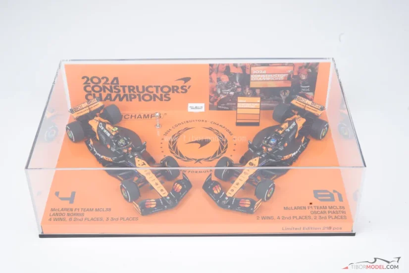 McLaren MCL38 - Lando Norris, Oscar Piastri (2024), Pohár konštruktérov, 1:43 Minichamps