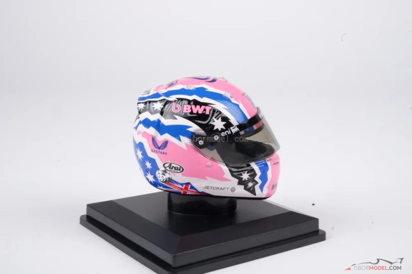 Jack Doohan 2025 mini helmet, Alpine, 1:5 Spark