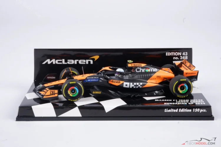 McLaren MCL38 - Lando Norris (2024), Magyar Nagydíj, 1:43 Minichamps