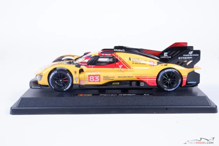Ferrari 499P - AF Corse #83 Le Mans 2024, 1:24 Bburago Ferrari 499P - AF Corse #83 Le Mans 2024, 1:24 Bburago