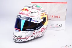 Sergio Perez 2022 Red Bull mini helmet, Japanese GP, 1:2 Schuberth