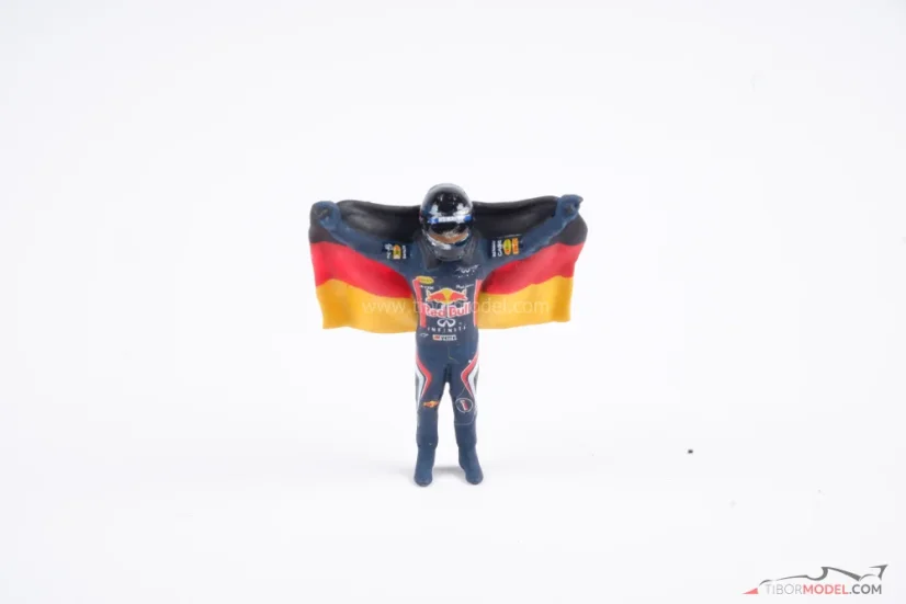 Sebastian Vettel zászlóval, Red Bull 2012, 1:43 Cartrix