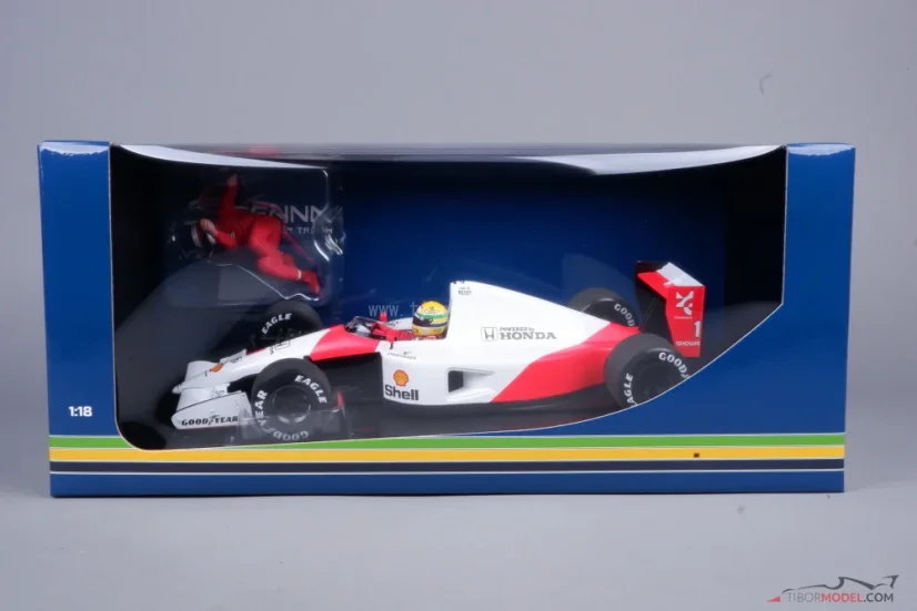 McLaren MP4/6 - Ayrton Senna (1991) Alesi Taxi, 1:18 Minichamps