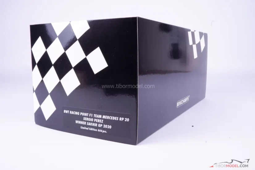 Racing Point RP20 - Sergio Perez (2020), Winner Sakhir GP, 1:18 Minichamps